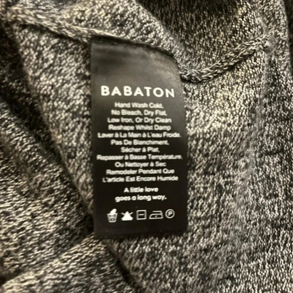 Aritzia Babaton Erin Sweater in Charcoal Gray Minimalist Size Small‎ - Picture 5 of 7